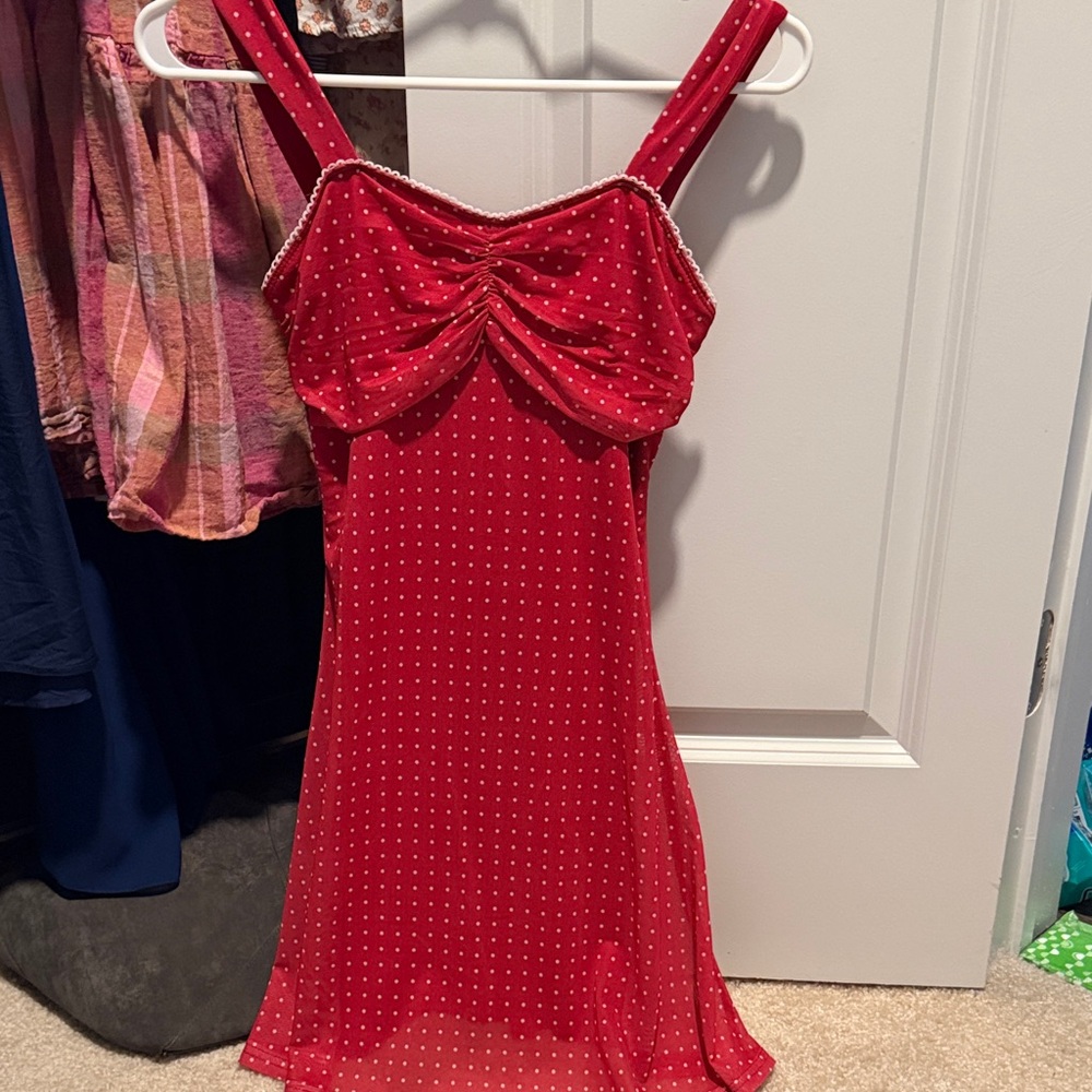 Red Polka Dot Dress
